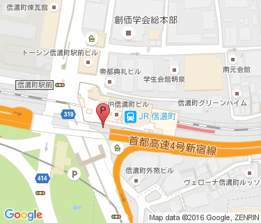 信濃町駅 路上自転車等駐輪場の地図