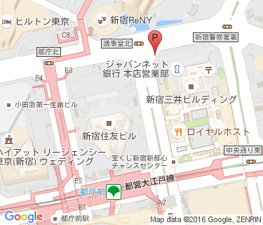 エコステーション21 都庁前駅自転車駐輪場Aの地図