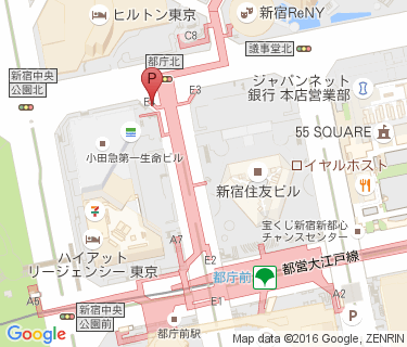エコステーション21 都庁前駅自転車駐輪場Cの地図