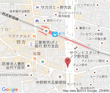 野方東整理区画(南)の地図