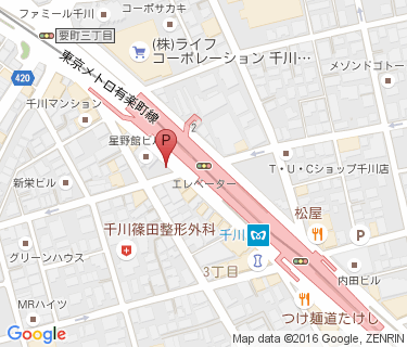 千川駅西自転車駐車場の地図