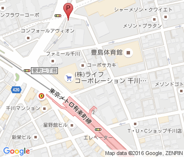 千川駅北第二自転車駐車場の地図
