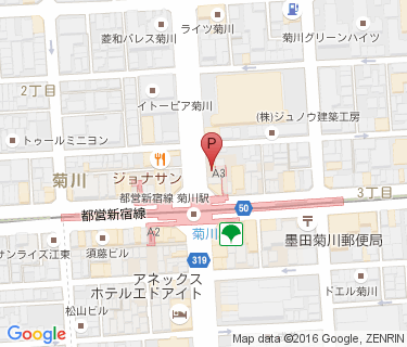 菊川駅北口自転車駐車場の地図