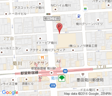 菊川駅北口第二自転車駐車場の地図