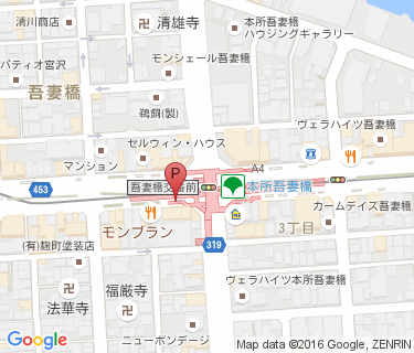 本所吾妻橋駅第一自転車駐車場の地図