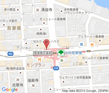 本所吾妻橋駅第二自転車駐車場の地図
