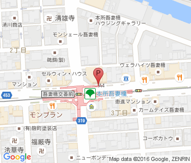 本所吾妻橋駅第三自転車駐車場の地図