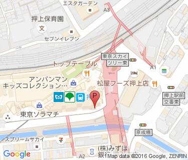 東京ソラマチ東駐輪場の地図
