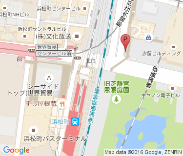 浜松町駅北口自転車等駐車場の地図