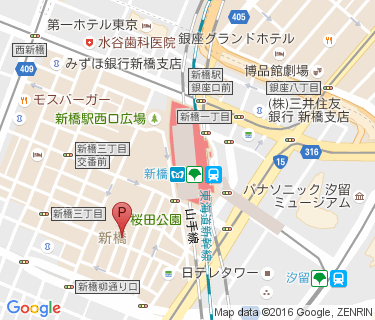 桜田公園自転車駐車場の地図