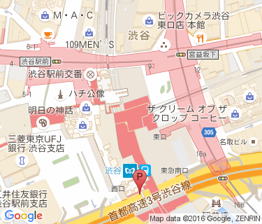 渋谷246第一自転車駐車場の地図