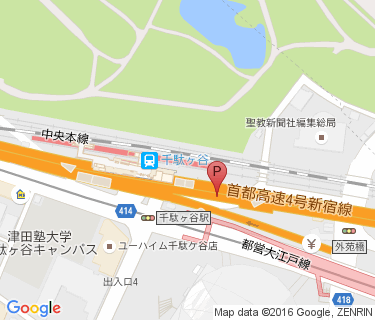 千駄ヶ谷駅第一自転車駐車場の地図