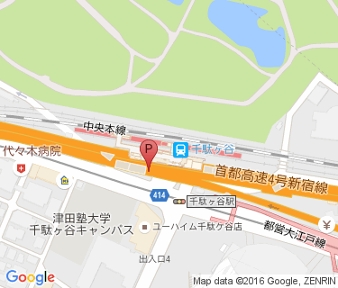 千駄ヶ谷駅前自転車駐車場の地図
