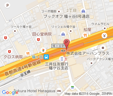 幡ヶ谷駅高架下第一自転車等駐車場の地図