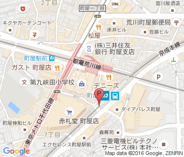 京成駅前自転車置場の地図