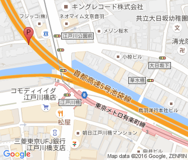 江戸川公園前自転車駐車場の地図