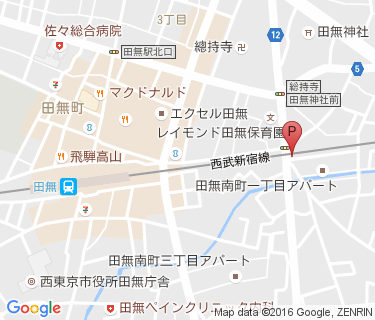 田無駅ガード下東自転車駐車場の地図