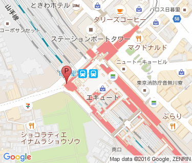 日暮里駅西口北自転車置場の地図