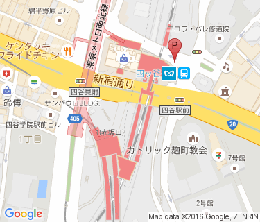 四ツ谷駅自転車駐車場の地図