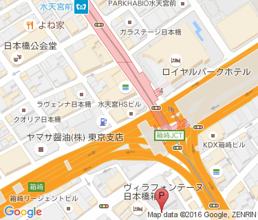 箱崎町駐輪場の地図