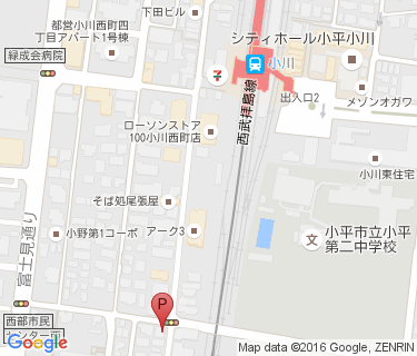 大沢第2駐輪場の地図