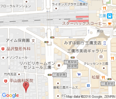 上連雀二丁目駐輪場の地図