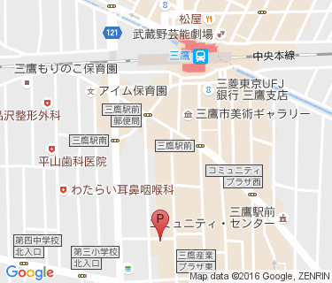 スマート・パーク三鷹駐輪場の地図