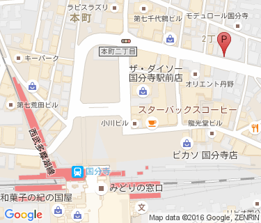 本町二丁目臨時自転車駐車場の地図