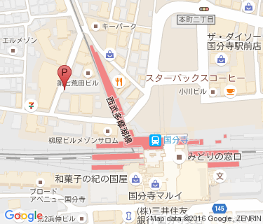 本町四丁目臨時自転車駐車場の地図