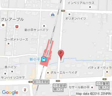 小川町二丁目駐輪場の地図