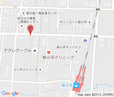 東京ドリーム新小平駐輪場2の地図