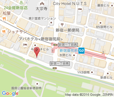 サイカパーク 新宿御苑前駅自転車・バイク駐車場の地図