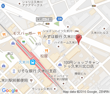 久米川駅北口第1駐輪場の地図