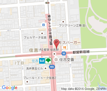 住吉駅自転車駐車場(定期)の地図
