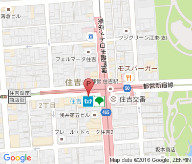 住吉駅自転車駐車場(一時利用)の地図