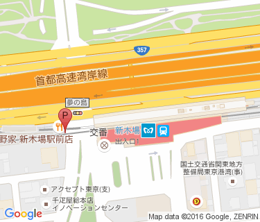 新木場駅自転車駐車場の地図