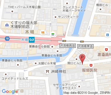 木場沢海橋自転車駐車場の地図