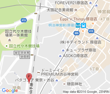 神南1丁目月極バイク駐車場の地図