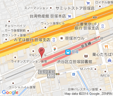 笹塚駅南自転車駐車場の地図
