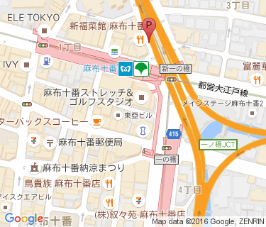 麻布十番第1暫定自転車駐車場 Kエリアの地図