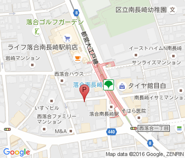 三井のリパーク 落合南長崎駅前駐輪場の地図