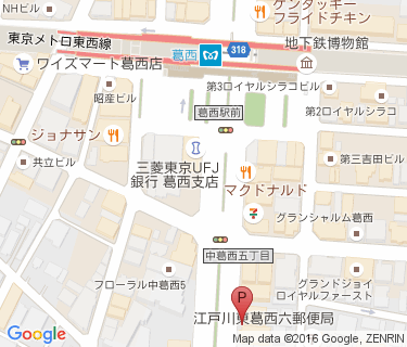 三井のリパーク 葛西駅前駐輪場の地図