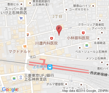 三井のリパーク 上石神井駅前駐輪場の地図