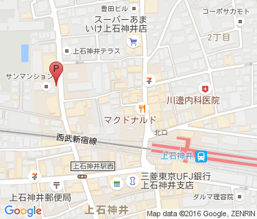 三井のリパーク 上石神井駅前第2駐輪場の地図
