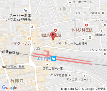 三井のリパーク 上石神井駅前第4駐輪場の地図