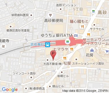 三井のリパーク 京成高砂駅前第2駐輪場の地図