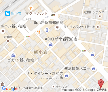 三井のリパーク 新小岩1丁目第2駐輪場の地図