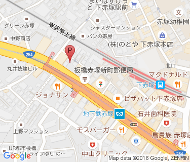 三井のリパーク 地下鉄赤塚駅前駐輪場の地図