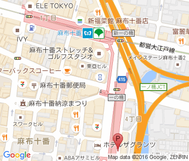 麻布十番第1暫定自転車駐車場 Dエリアの地図