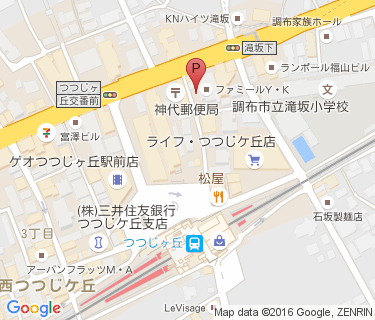 三井のリパーク つつじケ丘駅前駐輪場の地図